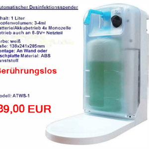 Automatischer Desinfektionsspender 1000ml